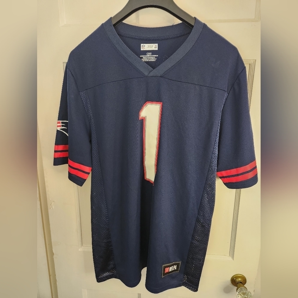 New England Patriots football Jersey Cam Newton
